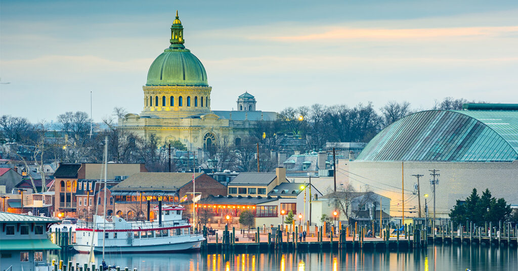 Skyline of Annapolis, Maryland