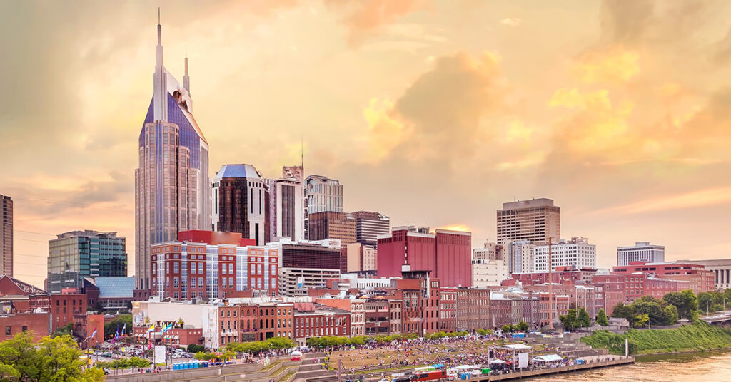 Skyline of Nashville, Tennessee