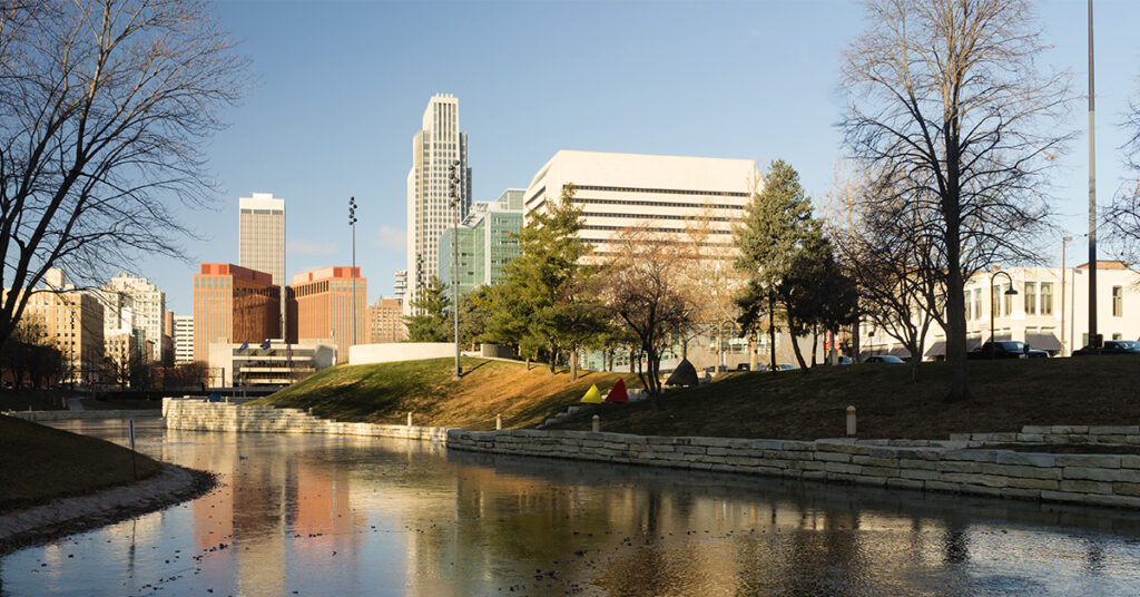 Skyline of Omaha, Nebraska