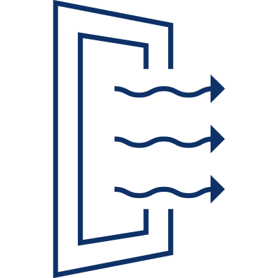 HVAC airflow icon