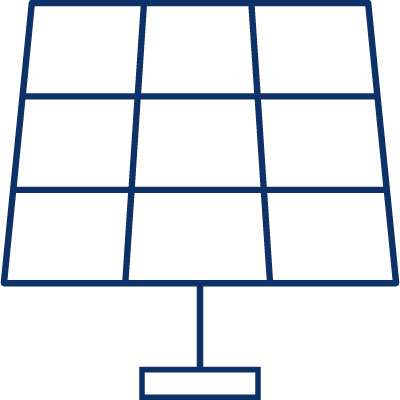 Solar panel icon